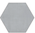 GeoTiles Stark Hex Gris