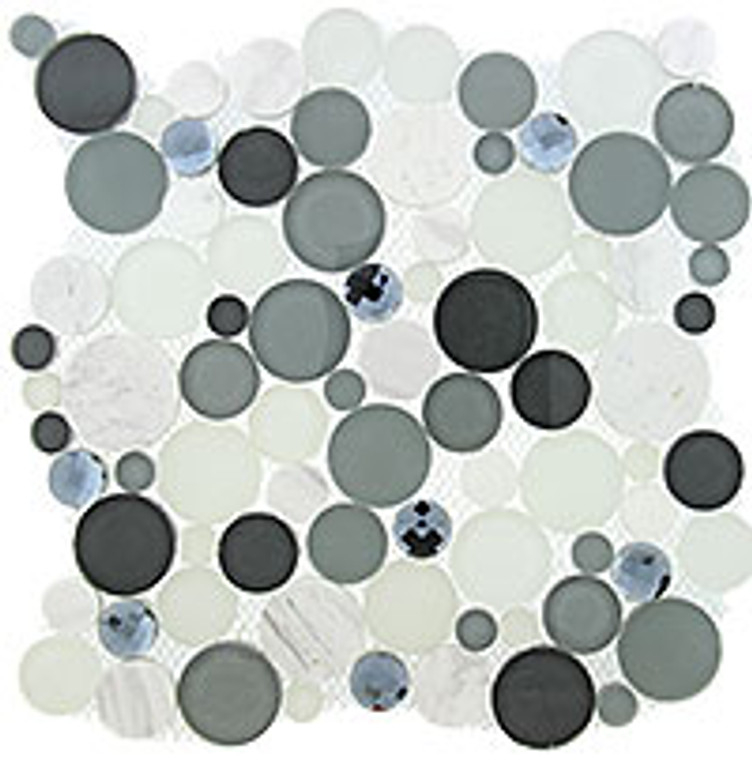 GT Glass Symphony Bubble Grey Fizz SBS-1512