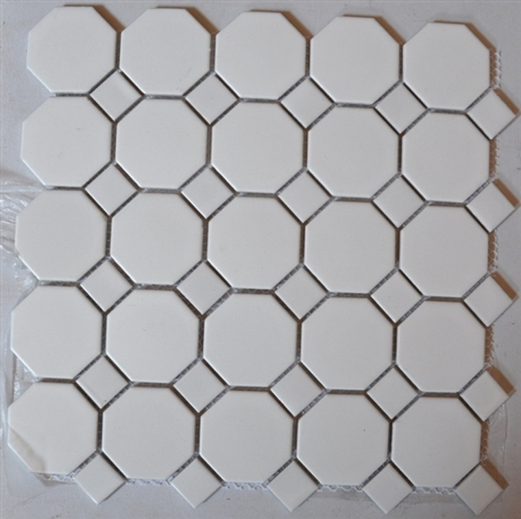 Arvex Octagon 2" White With White Dot