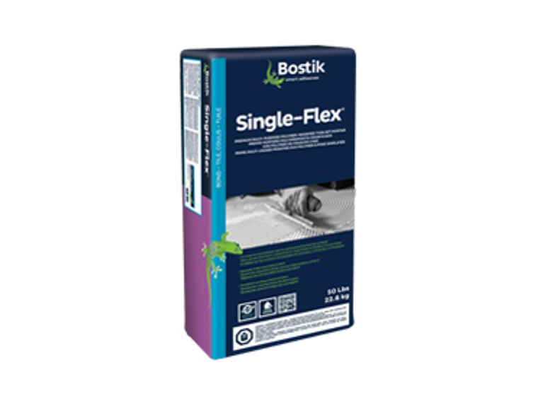 Bostik Single Flex Premium Multi-Purpose Polymer-Modified Thin Set Mortar Gray 30850785