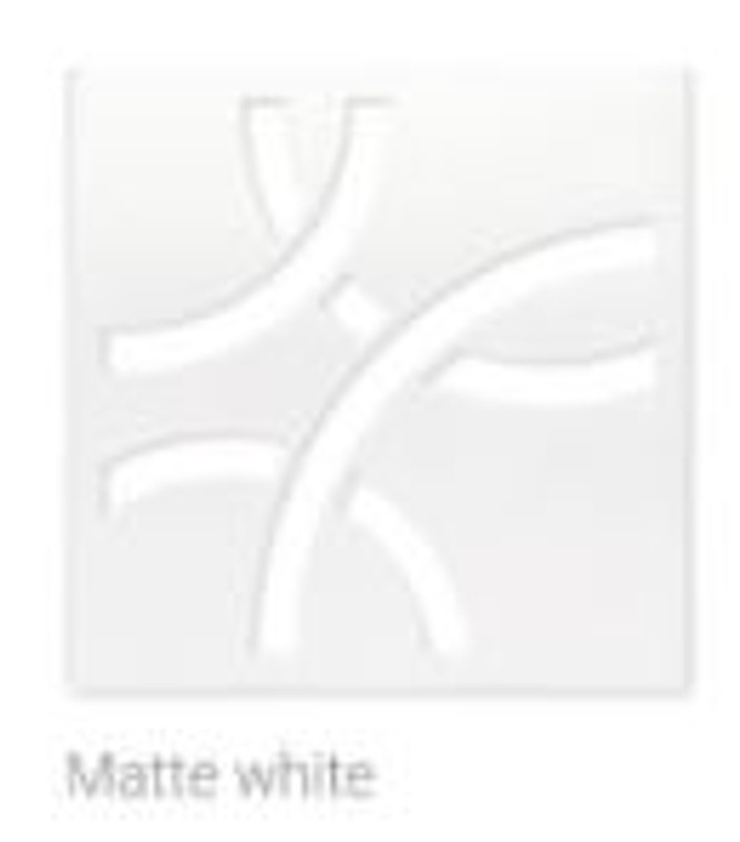 Schluter Kerdi Drain 4" Trendline Curve Matte White(MBW) KDIF4 GRK MBW D6 For 2" Outlet