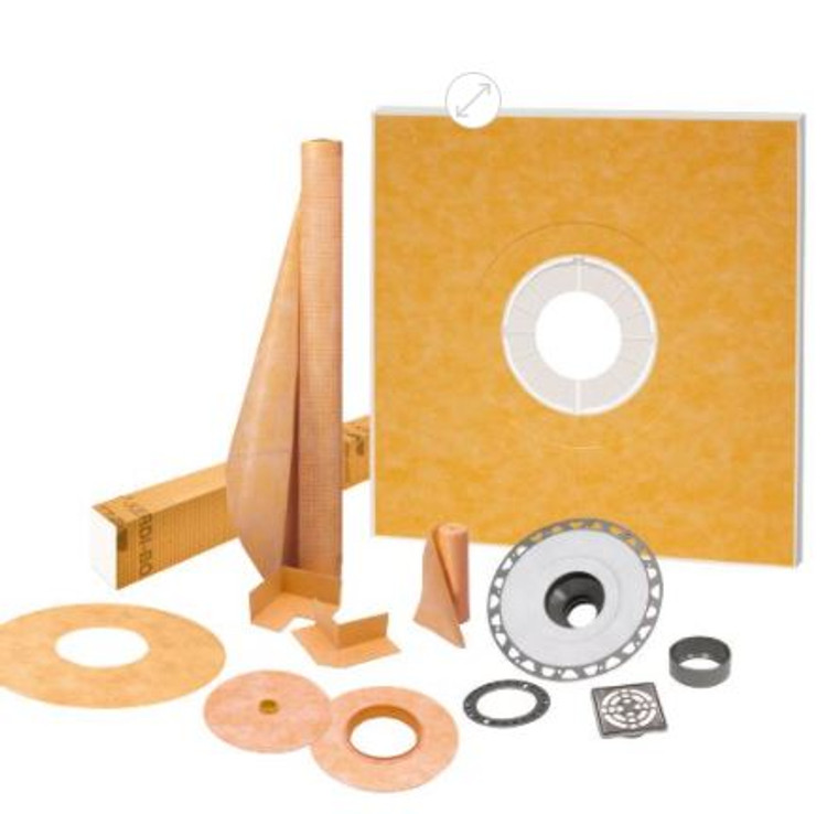 Schluter Kerdi Shower Kit 48" x 48"