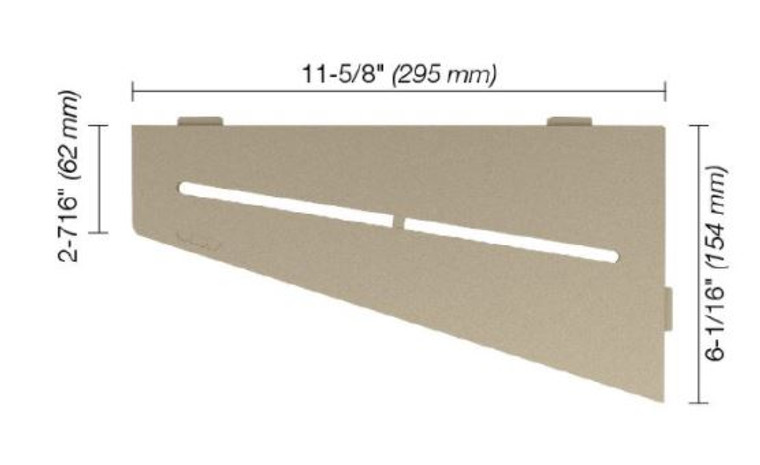 Schluter Shelf-E Quadrilateral Pure Cream SES3 D7 TSC
