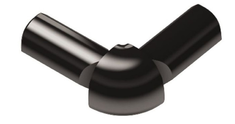 Schluter Rondec Double-Leg 90 Degree Outside Corner Bright Black