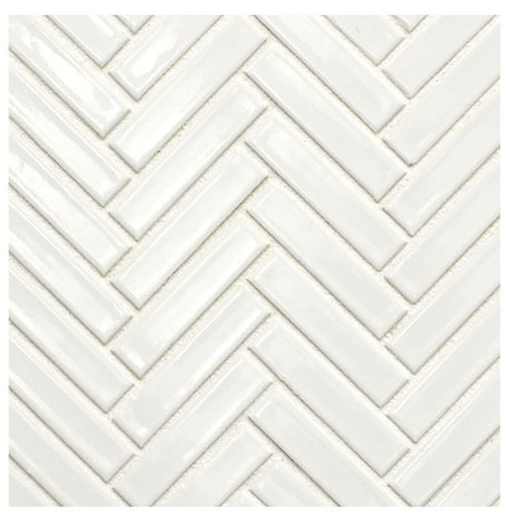 Arvex Herringbone White