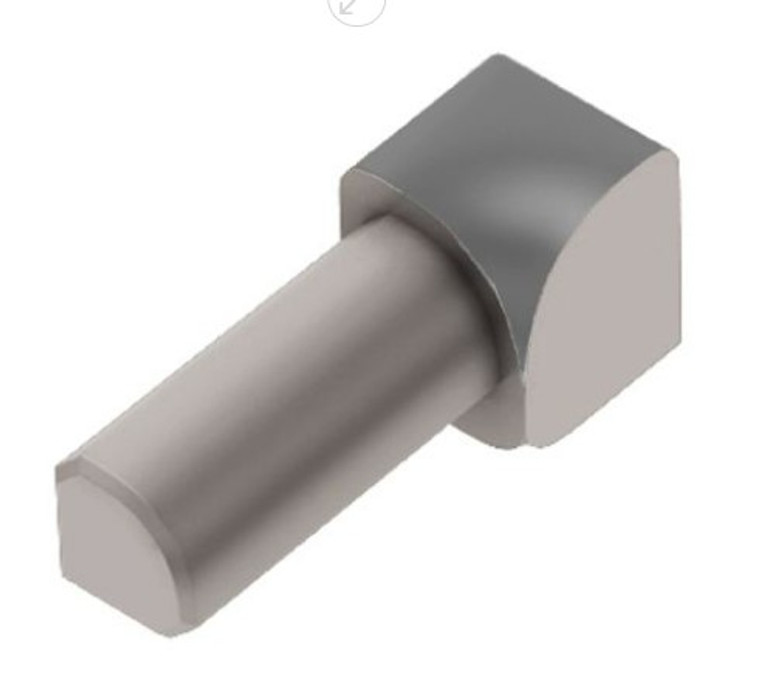 Schluter Rondec 90 Degree Inside Corner Metallic Grey