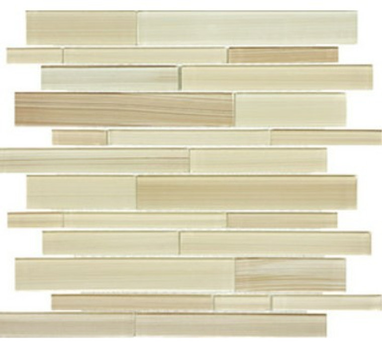 Anatolia Bliss Fusion Glass Random Strip Sand