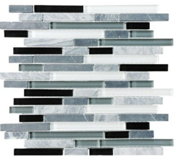 Anatolia Bliss Glass & Stone Linear Midnight