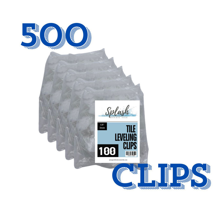 Splash Leveling Clips 1/8"- 500pc