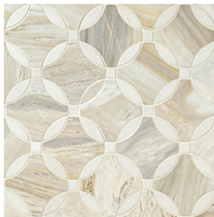 Premium Impressions Marble Mosaics Athena Gold Lola Polished