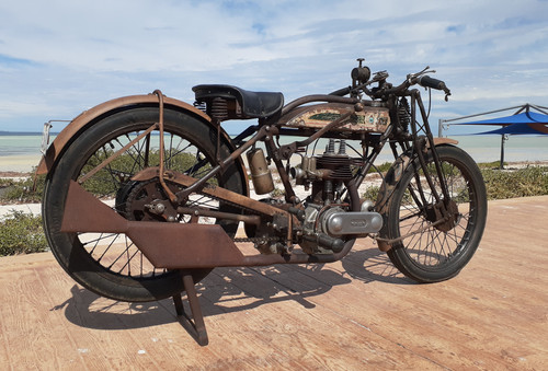 Veteran Triumph Motorcycle