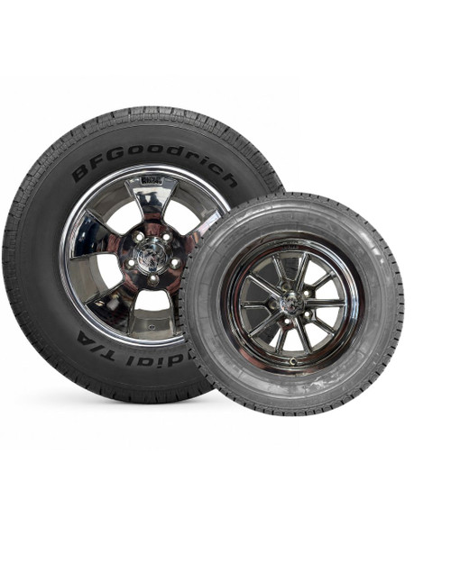 Staged Wheel Combo Michelin 165R15 &  BF Goodrich 255/70R15