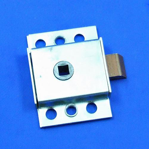 Surface fitting slam door lock