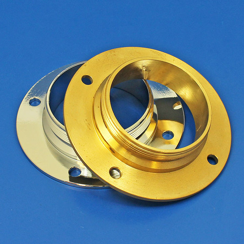 FLANGED NECK 2 1/2" CHRM ON BR