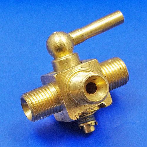 Two way changeover tap - 1/4" BSP male threads