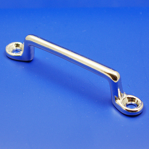 Footman loop staple - Chrome – 199 - For 32mm strap Chrome on brass staple