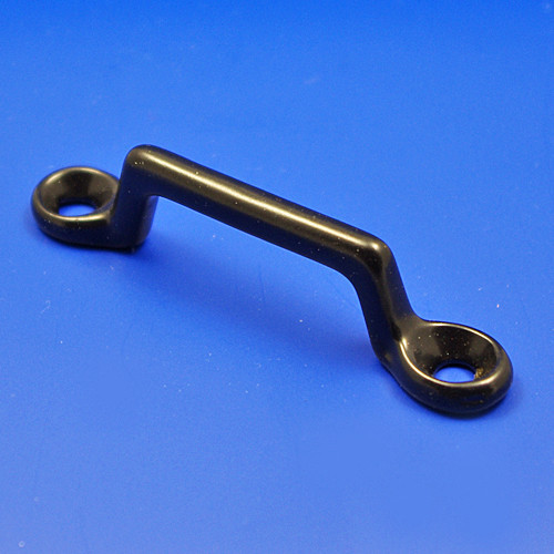Footman loop staple - Black – 472 - For 32mm strap Black enamel staple which