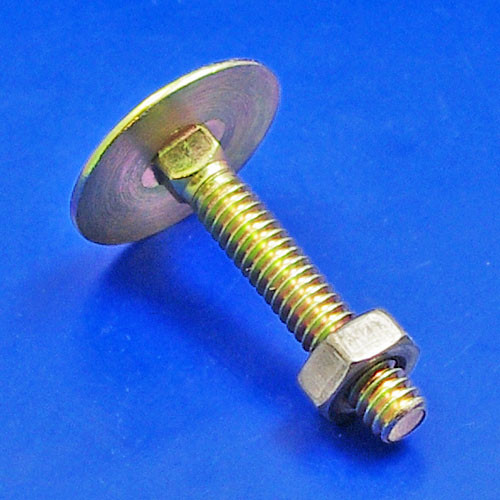 Wing mounting bolt - 25mm mushroom head, 1/4" BSW