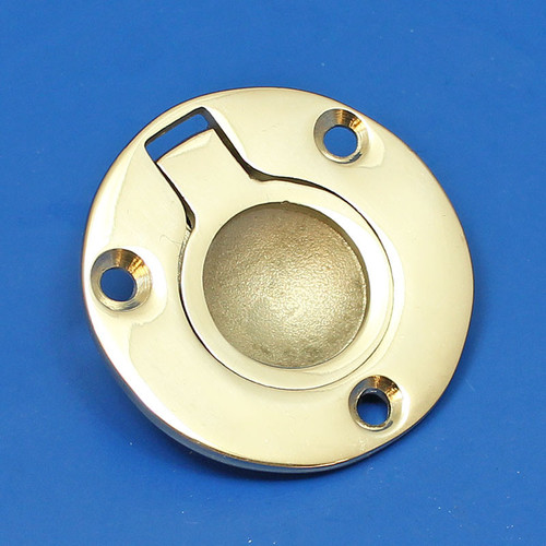 Flush floor lifting ring - 51mm diameter, stainless steel