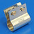 Chrome on Brass - 'Desmo' Stamped Chrome on brass badge bar clip, two bolt