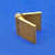 Brass door hinge - Undrilled, 1 3/4" x 2"