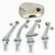 Swing back mirror - 126mm x 85mm 'Oval' head – Oval head with STRAIGHT arm