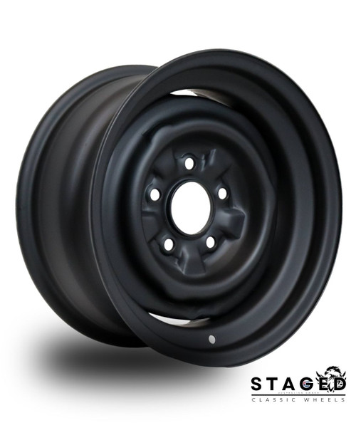 FORD OE WHEEL 15-7 (4 1/4) BLK - Antique Tyres