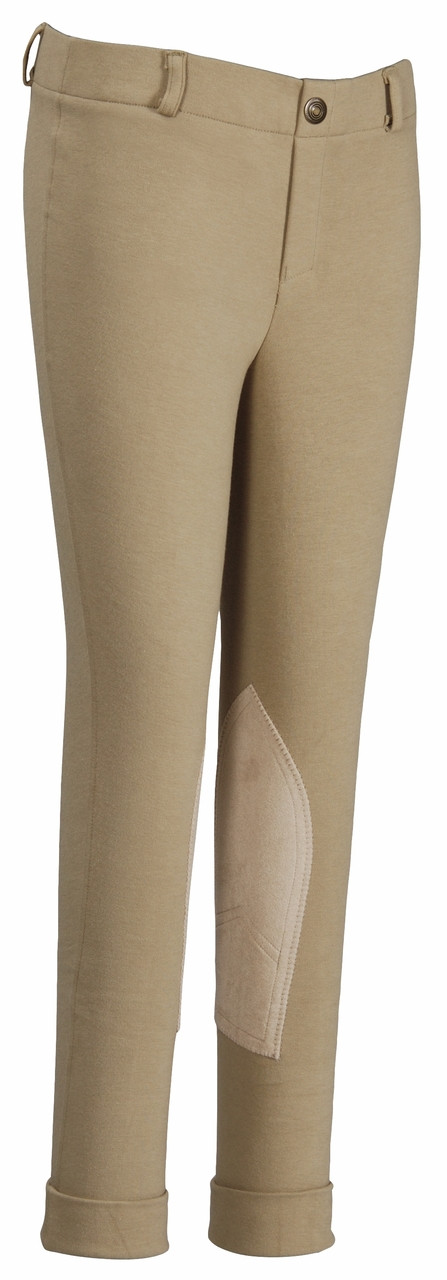 TuffRider Starter Low Rise Pull On Jodhpurs - sand