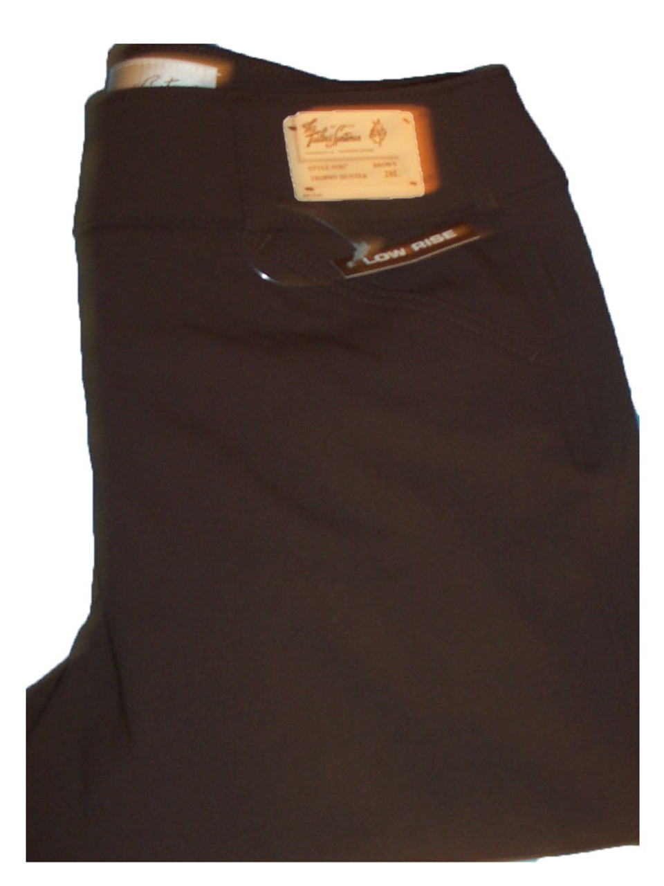 The Tailored Sportsman Girl's Trophy Hunter Front Zip Breeches - espresso