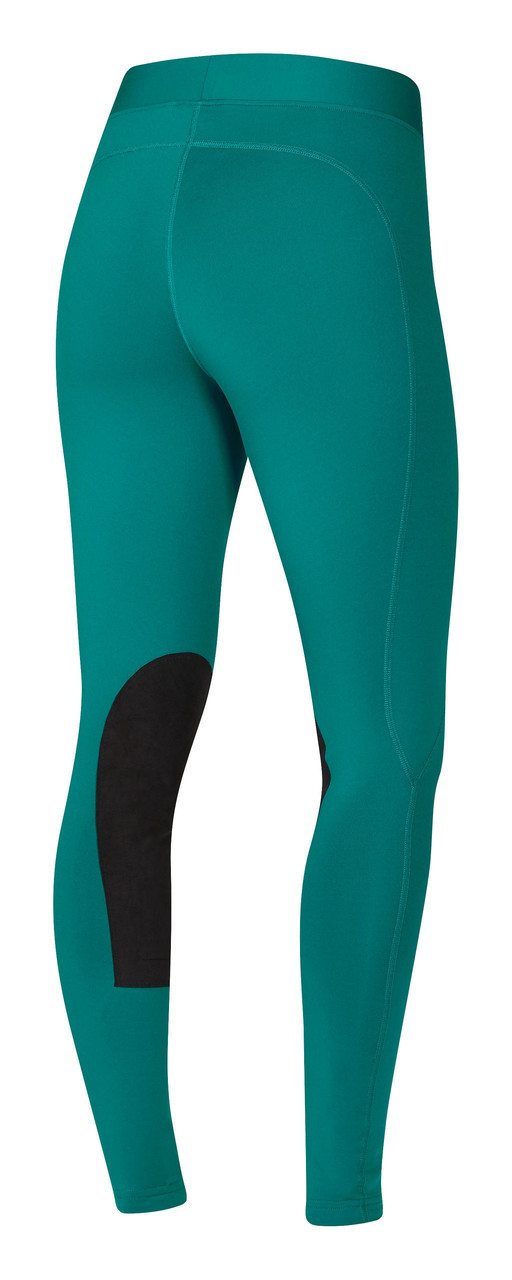 Kerrits Flow Rise Performance Riding Tights - emerald - back