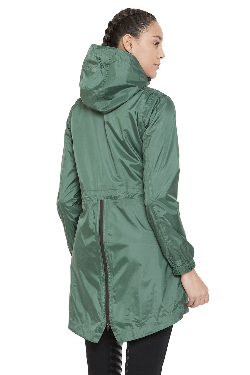 Equine Couture Element Rain Jacket - cilantro - back