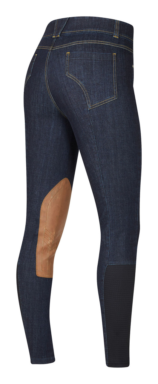 Kerrits Stretch Denim Knee Patch Breeches