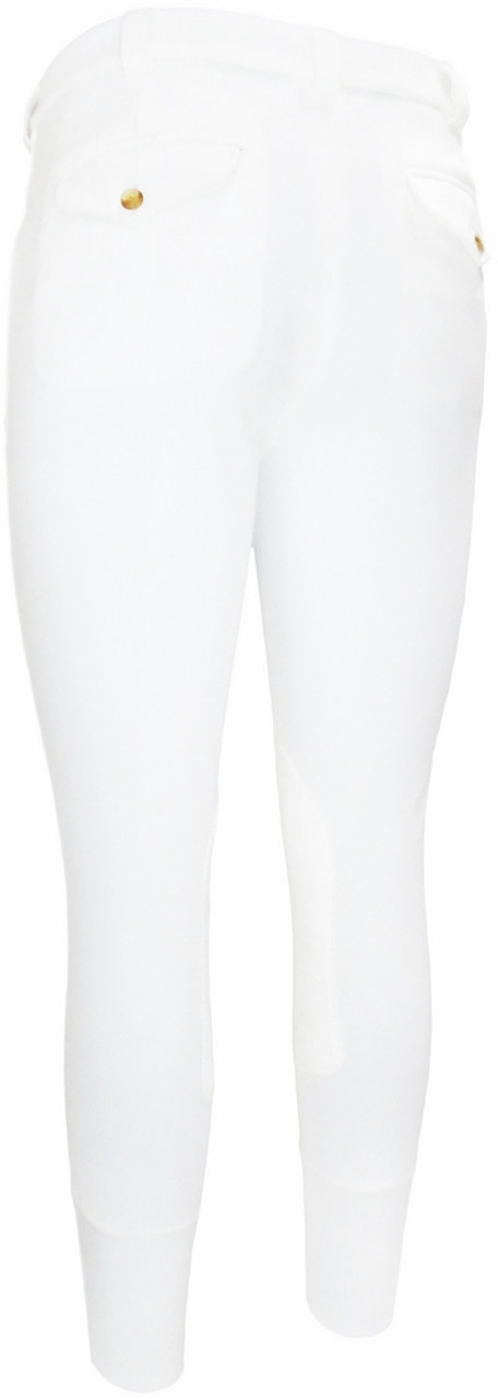 TuffRider Ribb Patrol Breeches - white - back