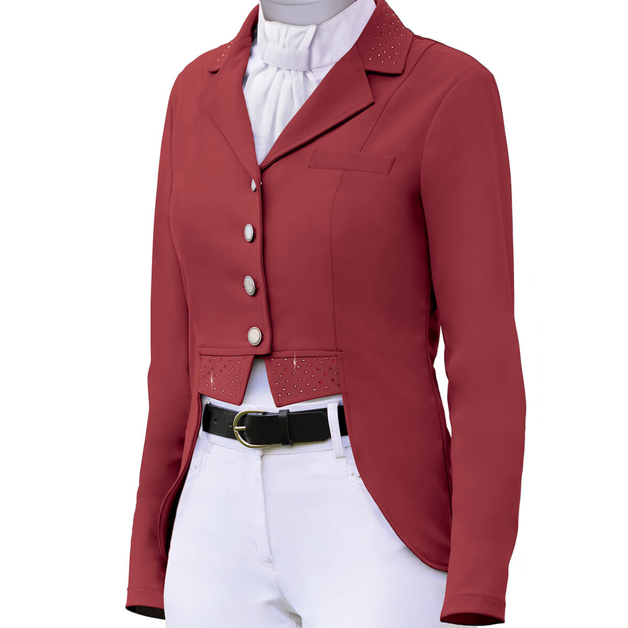 Ovation Elegance Dressage Show Coat - burgundy