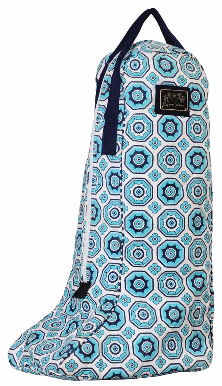 Equine Couture Kelsey Equestrian Boot Bag - aqua