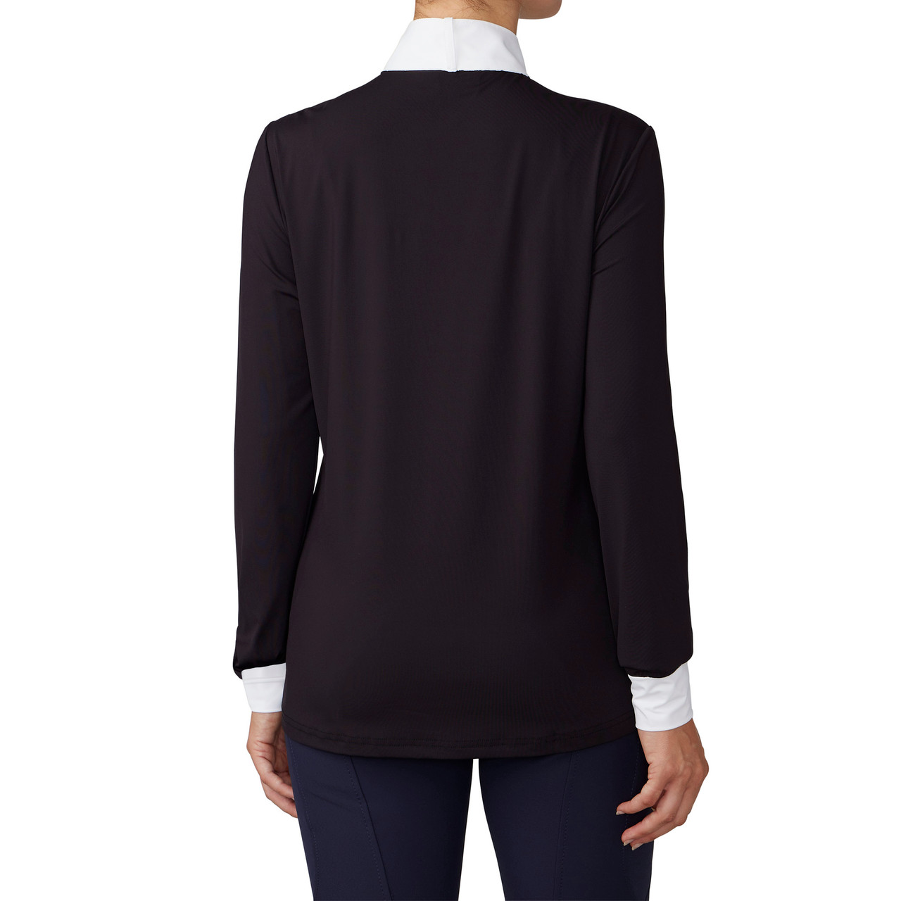 Ovation Elegance Grace Ladies Long Sleeve Show Shirt - black