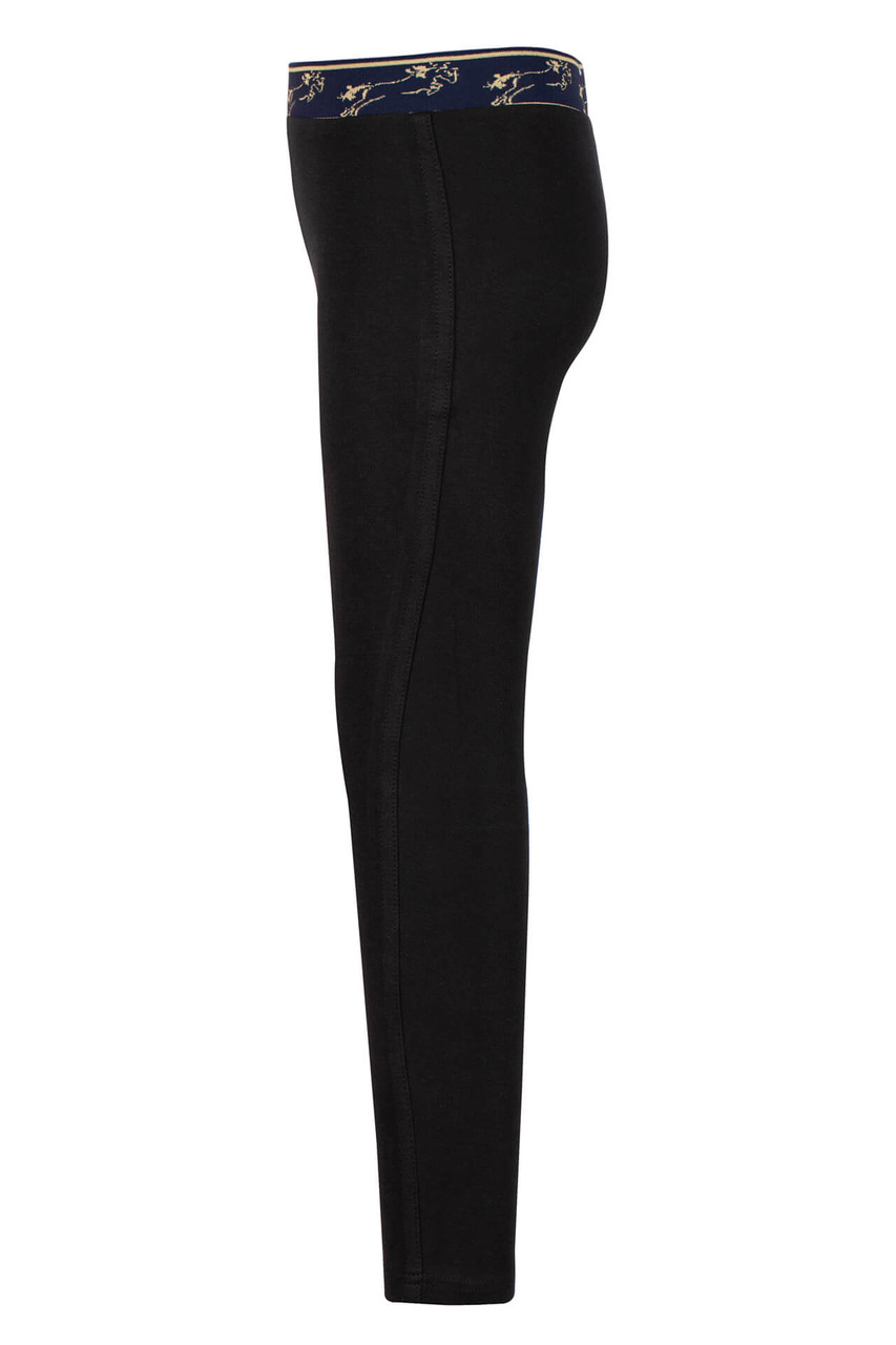TuffRider Children's Cotton Schoolers - black - side