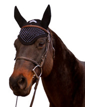 Equine Couture Fly Bonnet - black