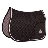 Equine Couture Wellington All Purpose Saddle Pad - black