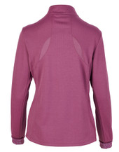 Ovation® Child's Cool Rider Tech Long Sleeve Shirt - berry - back