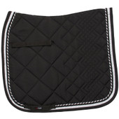 CATAGO Diamond Dressage Saddle Pad - black/white