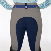 Romfh Champion Full Seat Breeches - cinder/navy - back