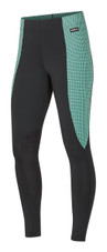 Kerrits Flow Rise Performance Riding Tights - spearmint houndstooth