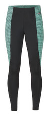 Kerrits Flow Rise Performance Riding Tights - spearmint houndstooth