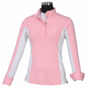 Equine Couture Ladies Cara Long Sleeve Show Shirt - pink