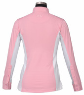 Equine Couture Ladies Cara Long Sleeve Show Shirt - pink - back