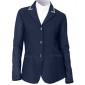 Ovation AirFlex Show Coat with Contrast Collar - navy/grey