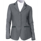 Ovation AirFlex Show Coat with Contrast Collar - grey/black