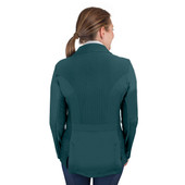 Ovation® Ladies 3-Button Mesh Hybrid Show Coat - deep teal