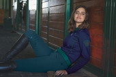 Romfh® Sarafina Euro Grip Breeches - 36R - Winter Green
